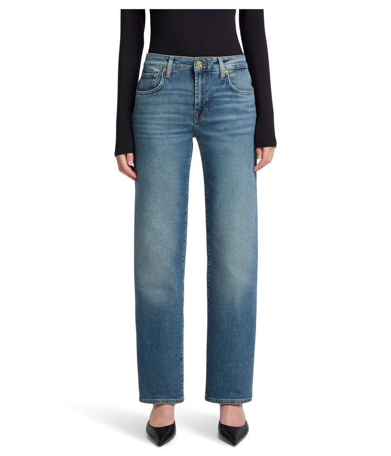セブンフォーオールマンカインド レディース ボトムス デニムパンツ 7 For All Mankind Calie Straight Sea Level