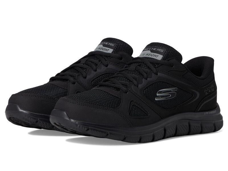 スケッチャーズ メンズ シューズ スニーカー SKECHERS Track Ezral Hands Free Slipin BlackBlack ブラック 17,505円