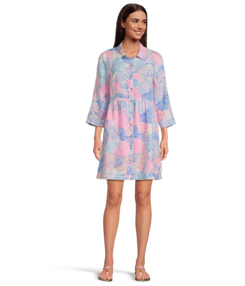 リリーピュリッツァー レディース トップス ワンピース Lilly Pulitzer Shaela Dress Multi Roar Of The Seas マルチカラー