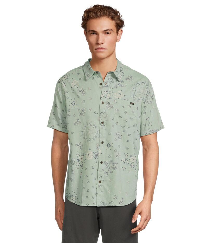 ビラボン メンズ トップス シャツ Billabong Sundayshort Sleeve Mist Green グリーン 11,985円