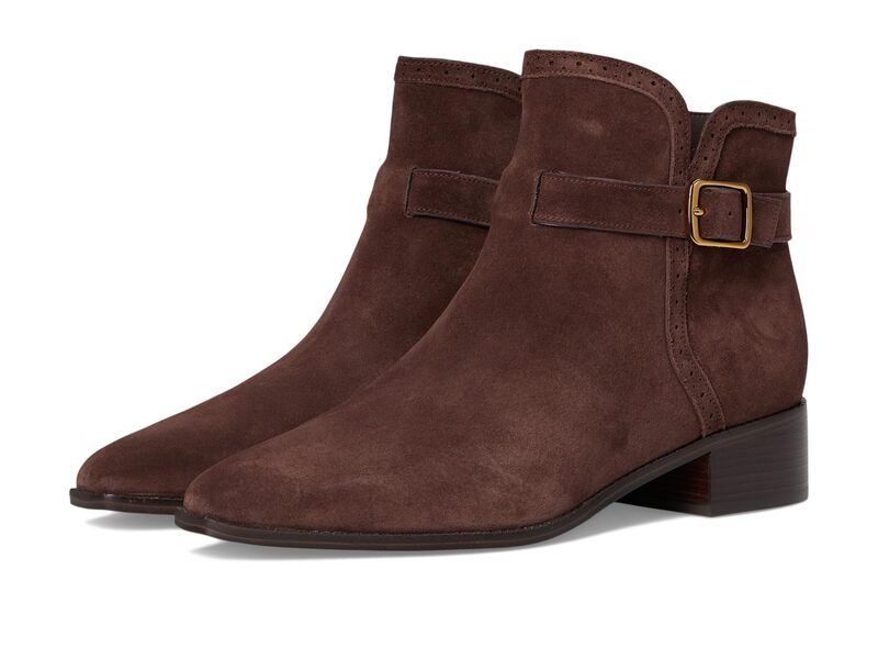 コールハーン レディース シューズ ブーツ・レインブーツ Cole Haanorella Buckle Boots Madeira Brown Suede ブラウン