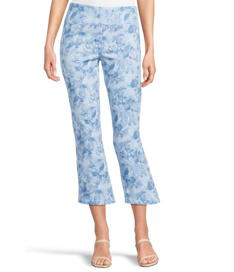 エリオットローレン レディース ボトムス カジュアルパンツ プリント Elliott Lauren Elastic Waist Pull On Printed Pants With Faux Welt Pockets Blue Multi ブルー 12,145円