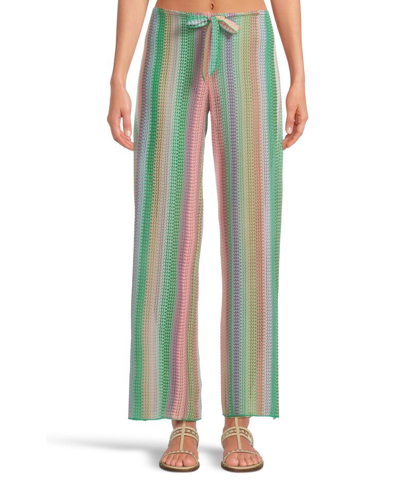 ベッカ レディース ボトムス カジュアルパンツ BECCA Beach Side Crochet Split Leg Pants Mutlicolor