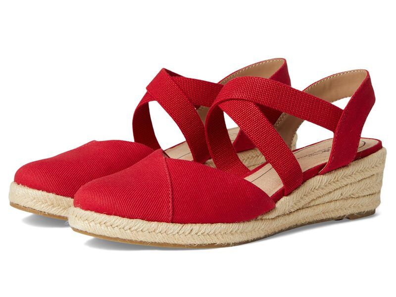 ライフストライド レディース シューズ ブーツ・レインブーツ LifeStride Kimball Fire Red Fabric レッド