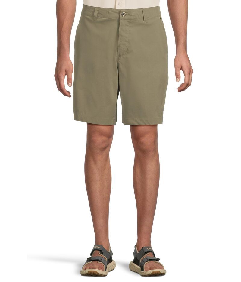 コロンビア メンズ ボトムス ハーフパンツ・ショーツ Columbia Tech Trail Utility Short Stone Green グリーン