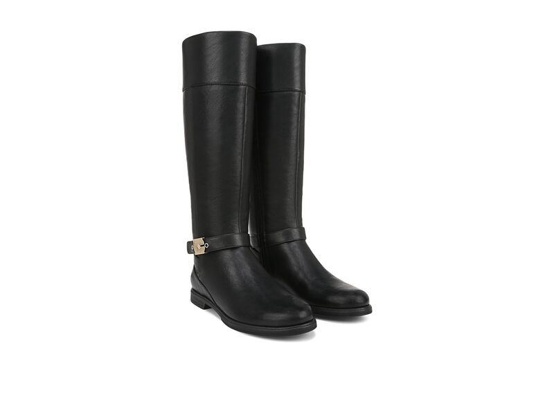 ドクター・ショール レディース シューズ ブーツ・レインブーツ Dr Scholls Hello Rider Black Faux Leather 1 ブラック
