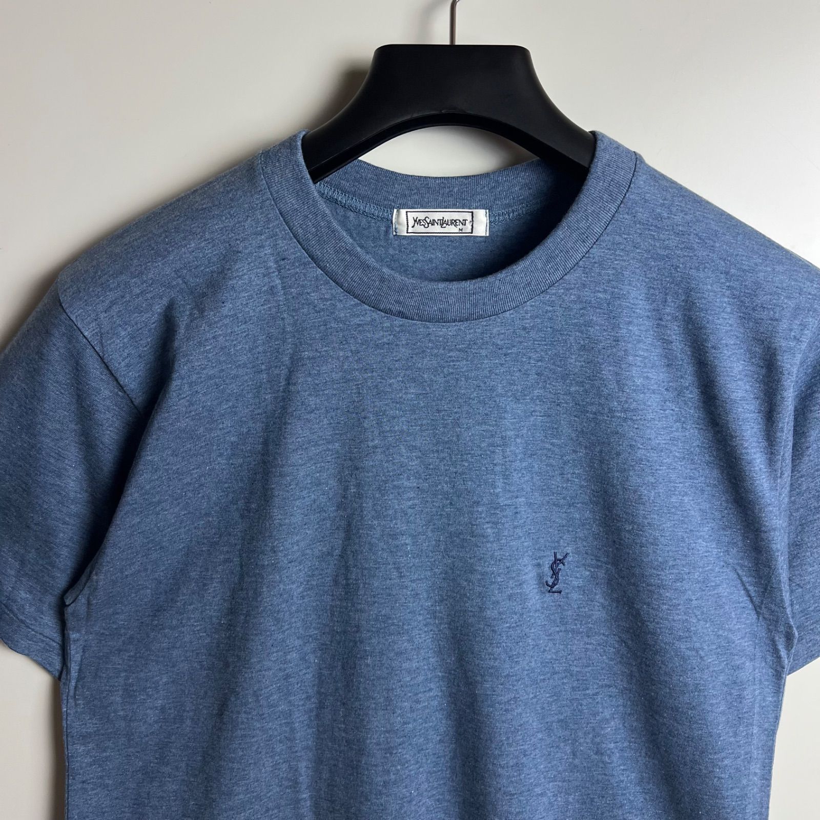 Yves Saint Laurent 90s archive small logo Tee M イヴサンローラン 