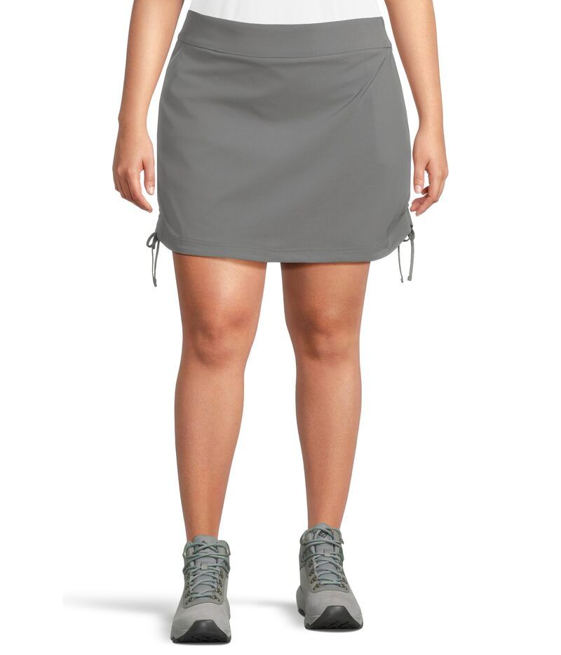 コロンビア レディース ボトムス スカート プラスサイズ ギャザー Columbia Plus Size All Seasons Ruched Skort City Grey グレー