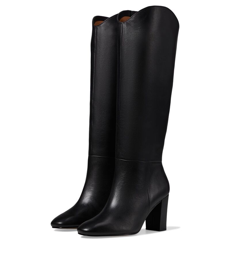 ジョンストンアンドマーフィー レディース シューズ ブーツ・レインブーツ Johnston Murphy Charlotte Knee High Boots Black ブラック