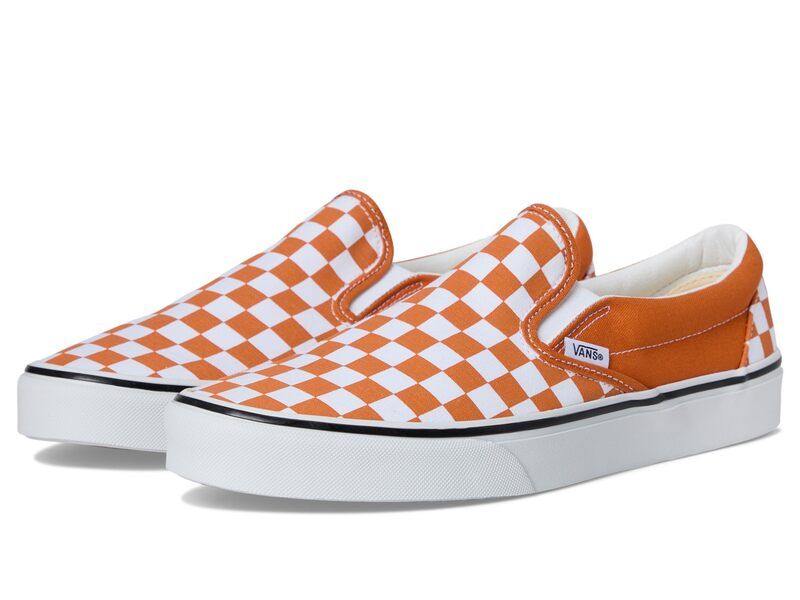 バンズ メンズ シューズ スニーカー Vans Fu Classic SlipOn Color Theory Checkerboard Marmalade チェック