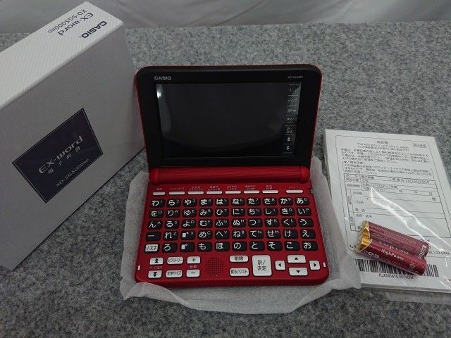 【未使用品】【カシオ】 EX-word XD-SG5000RD レッド 電子辞書 エクスワード 生活・教養エントリーモデル CASIO