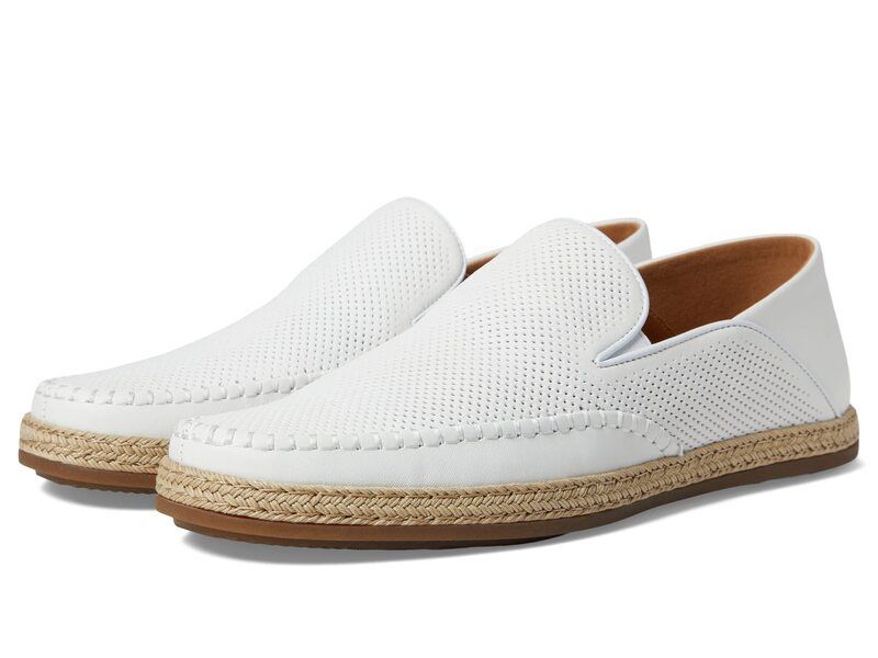 スティーブ マデン メンズ シューズ スリッポン・ローファー Steve Madden Caydenn White Leather ホワイト