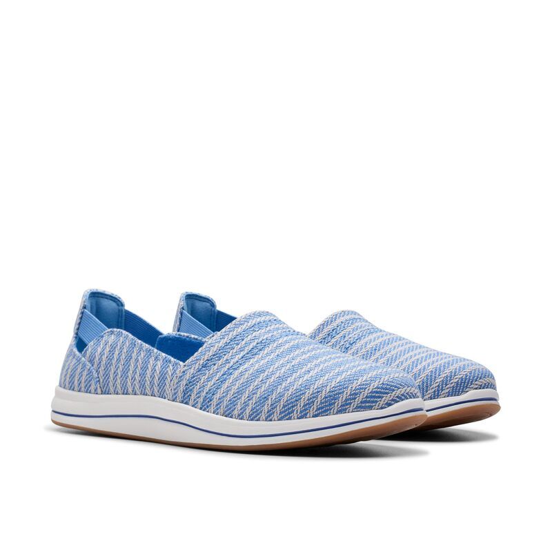 クラークス レディース シューズ スニーカー Clarks Breeze Step II Denim Blue Textile デニム