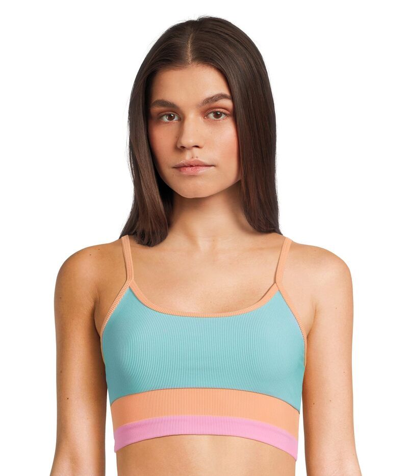 ビーチライオット レディース 水着 トップのみ Beach Riot Eva Top Crush ColorBlock