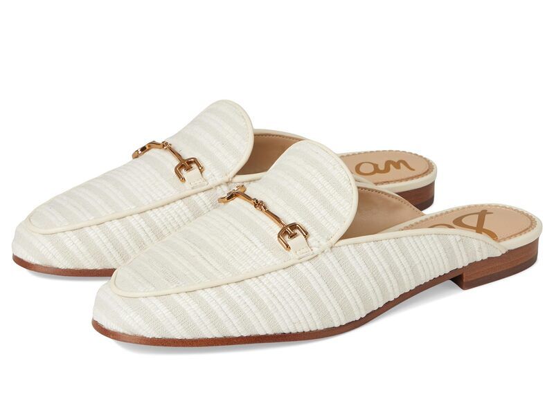 サムエデルマン レディース シューズ ブーツ・レインブーツ Sam Edelman Linnie WhiteNatural Striped Linen ホワイト