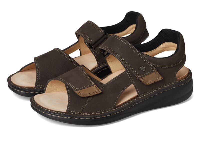 フィンコンフォート レディース シューズ サンダル Finn Comfort Skiathos SlateTruffle NubukviennaNubuk スレート