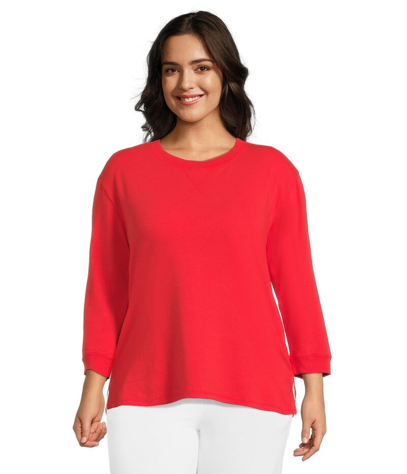 モッドドック レディース トップス ワンピース Mododoc 34 Sleeve HiLo Tunic with Side Slits Rich Apple 7,796円