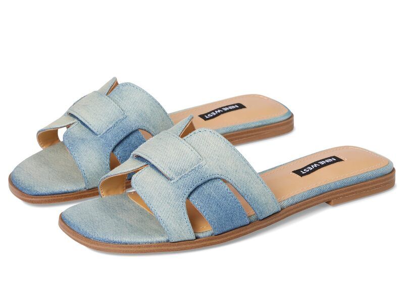 ナインウェスト レディース シューズ サンダル Nine West Germani Light Blue Denim デニム