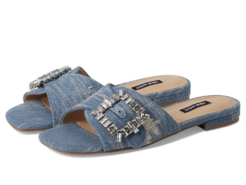 ナインウェスト レディース シューズ サンダル Nine West Laniey Light Blue Denim デニム