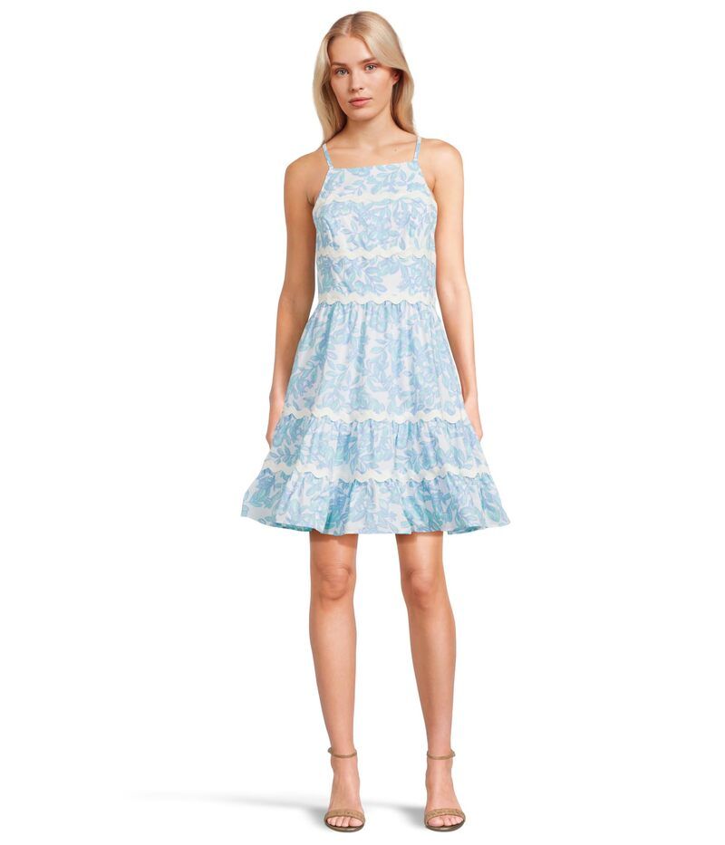 リリーピュリッツァー レディース トップス ワンピース Lilly Pulitzer Angelynn Dress Jacaranda Blue Simply The Zest ブルー