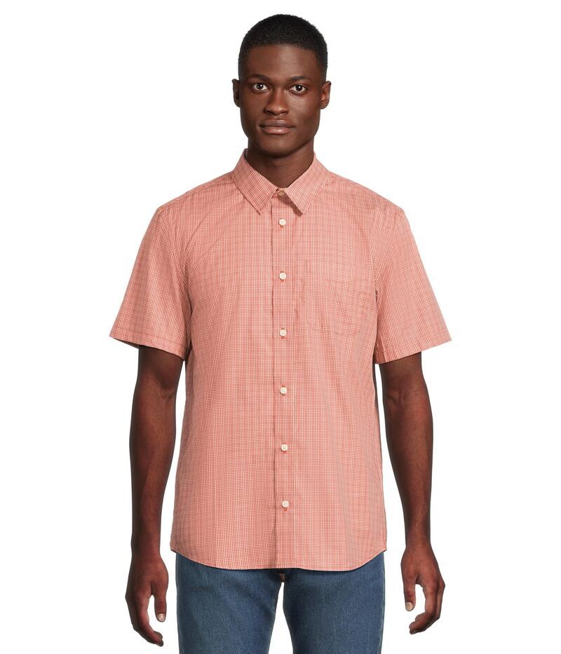 ペンドルトン メンズ トップス シャツ Pendleton Academy Shirt Short Sleeve BrickBlue Plaid ブルー