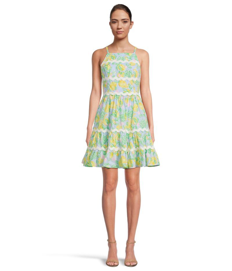 リリーピュリッツァー レディース トップス ワンピース Lilly Pulitzer Angelynn Dress Bluette Make Lemonade