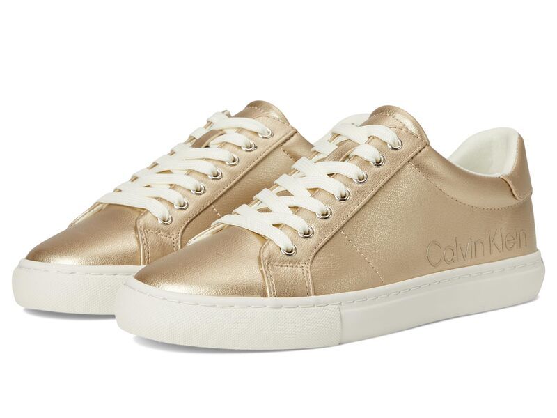 カルバンクライン レディース シューズ スニーカー Calvin Klein Camzy Gold Metallic ゴールド