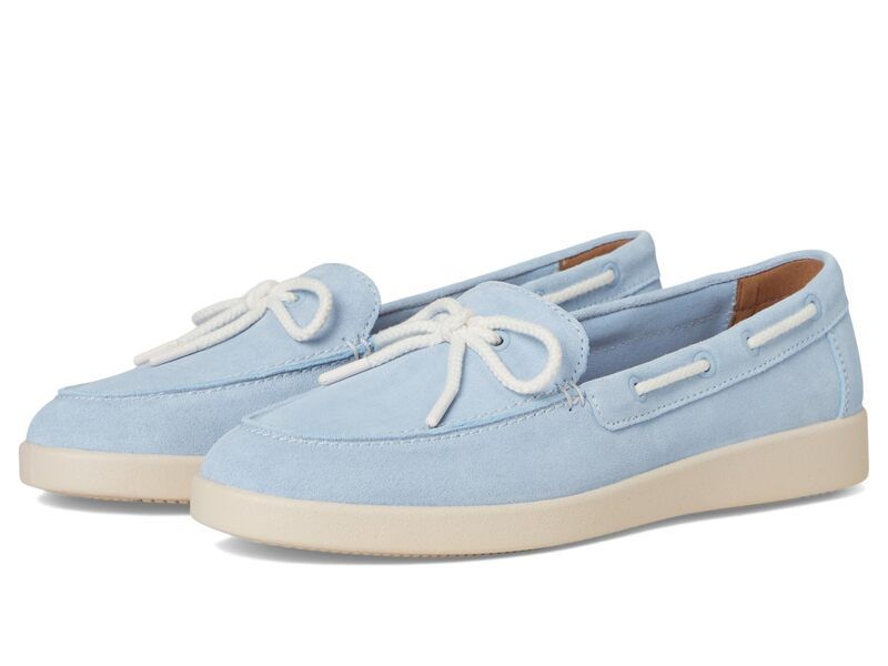 ナチュライザー レディース シューズ スリッポン・ローファー Naturalizer Keelboat Ice Blue Suede ブルー