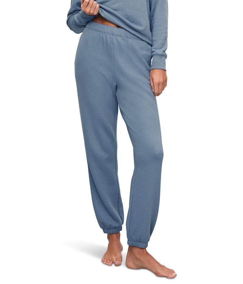 エバージェイ レディース ボトムス カジュアルパンツ パイル Eberjey French Terry Jogger Faded Denim デニム