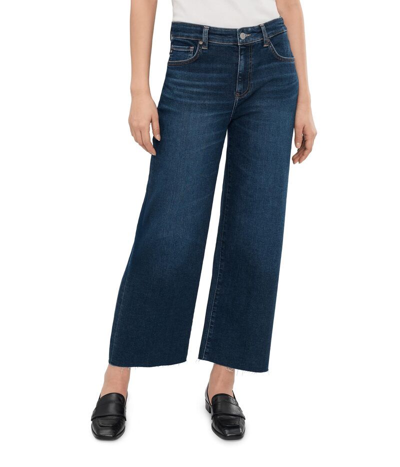 エージージーンズ レディース ボトムス デニムパンツ ワイドレッグ AG Jeansaige MidRise Wide Leg Crop in Outspoken