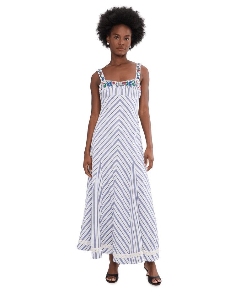 フリーピープル レディース トップス ワンピース マキシ Free People Havenwood Maxi White Combo ホワイト