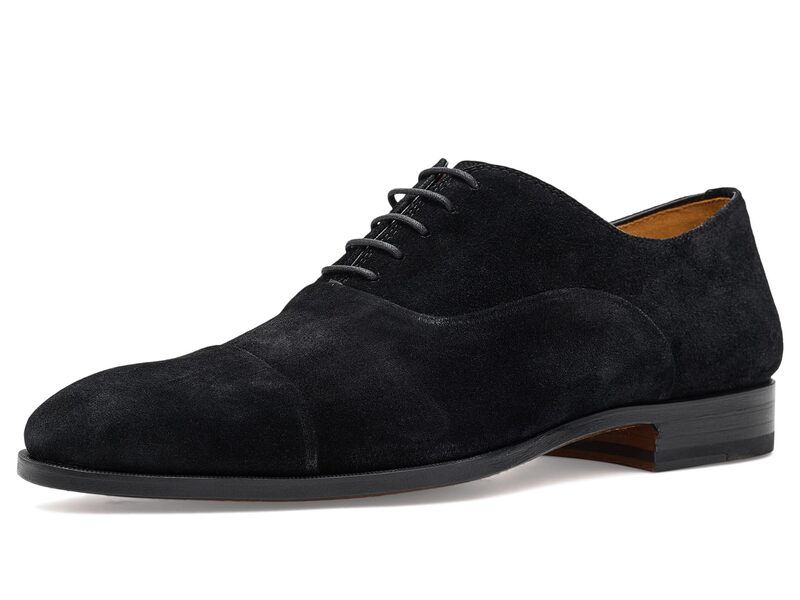 マグナーニ メンズ シューズ オックスフォード Magnanni Weiss Black Suede ブラック