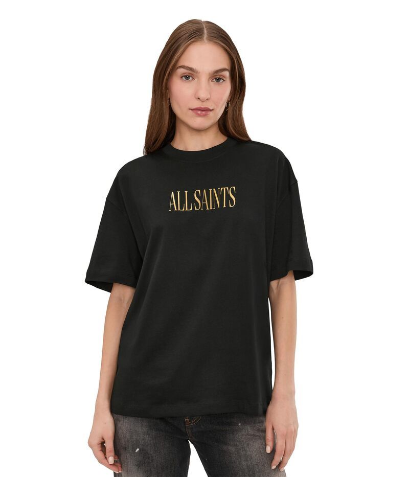 オールセインツ レディース トップス シャツ AllSaints Cora Etta Tee Black ブラック