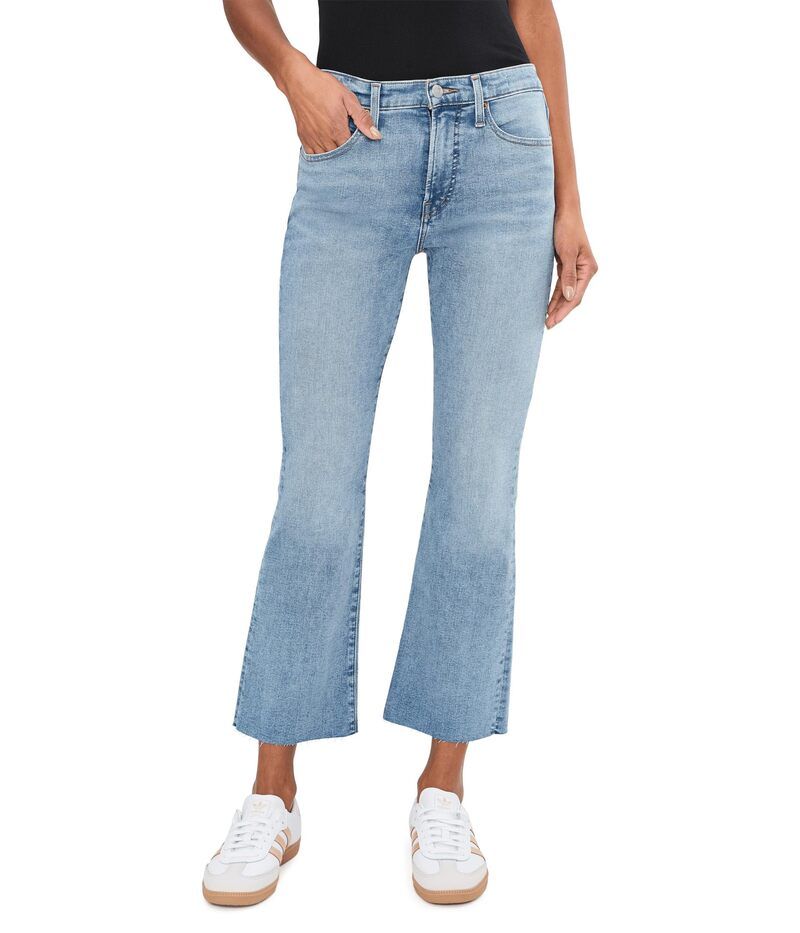 メイドウェル レディース ボトムス デニムパンツ Madewell The Stretch Flare Crop Jean Coastal Blue Wa ブルー