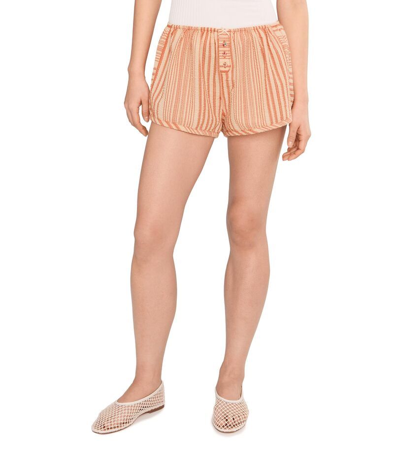 フリーピープル レディース ボトムス ハーフパンツ・ショーツ Free People Home By 8 Boxers Coral Combo コーラル