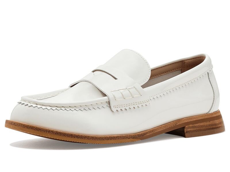 ジョンストンアンドマーフィー レディース シューズ スリッポン・ローファー Johnston Murphy Gillian Penny Loafers White ホワイト
