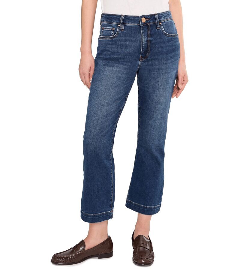 カットフロムザクロス レディース ボトムス カジュアルパンツ プチ アンクル KUT from the Kloth Petite Kelsey Highrise Fab Ankle Flare With Wide Hem Cool