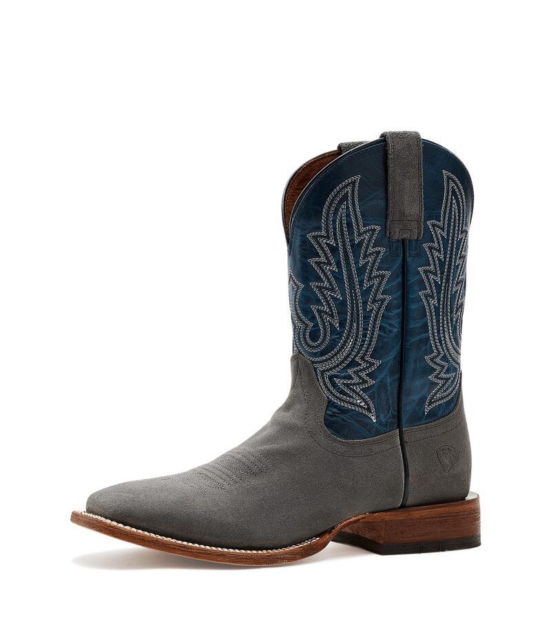 アリアト メンズ シューズ ブーツ・レインブーツ Ariat County Roads Iron Grey グレー