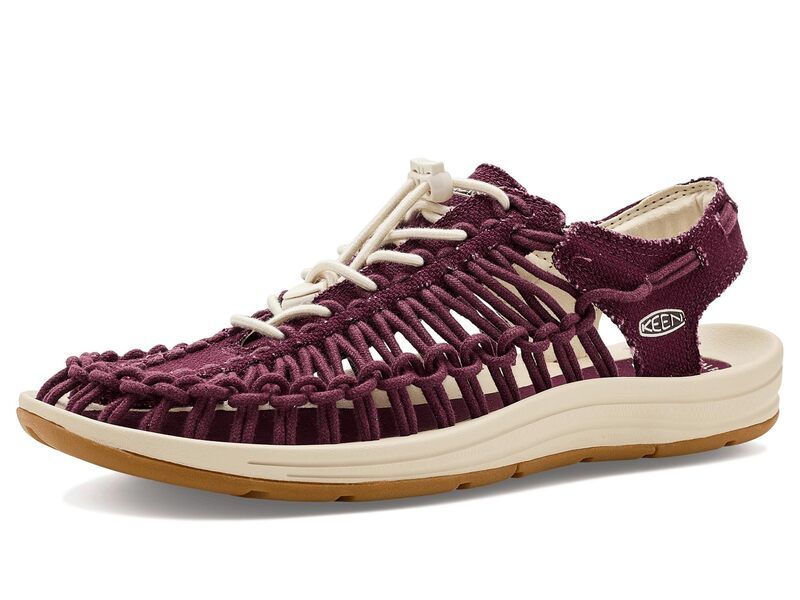 キーン レディース シューズ サンダル KEEN Uneek Canvas FigBirch