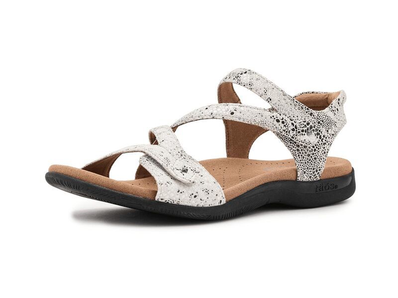 タオスフットウェア レディース シューズ サンダル Taos Footwear Big Time Grey Snake グレー