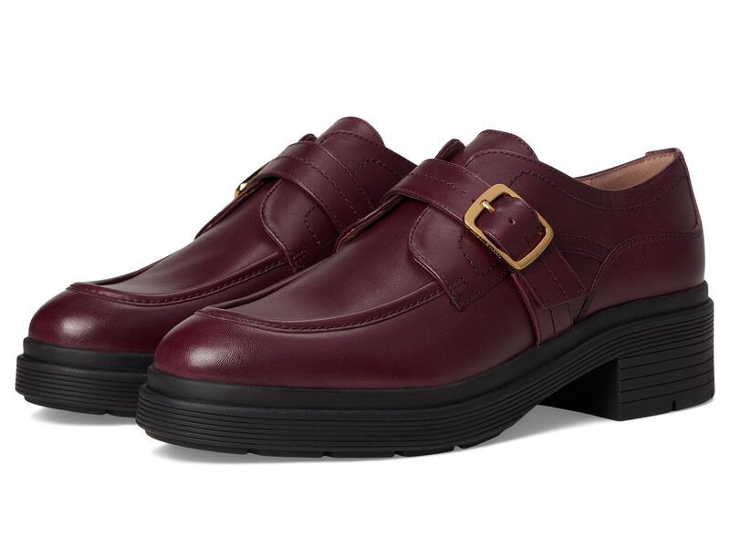 コールハーン レディース シューズ オックスフォード モンクストラップ モンク Cole Haan Carlitta Monk Strap Lug Oxfords Black Garnet Le ブラック