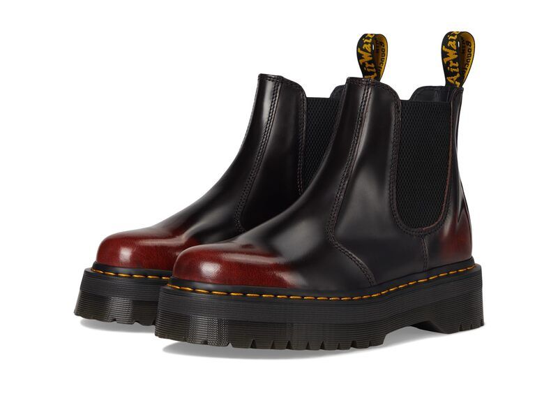 ドクターマーチン メンズ シューズ ブーツ・レインブーツ チェルシー Dr Martens 2976 Quad Chelsea Cherry Red レッド