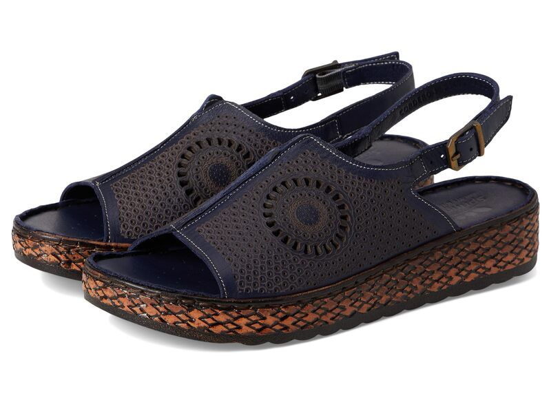 スプリングステップ レディース アウター コート Spring Step Cordero Navy ネイビー