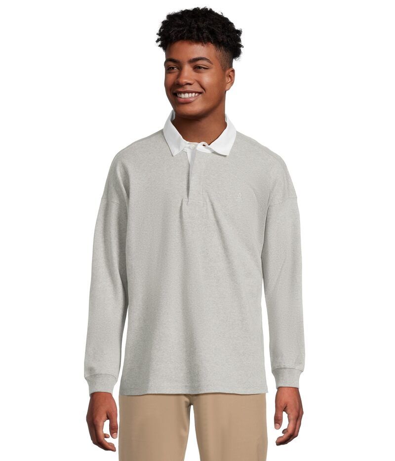 チャビーズ メンズ トップス シャツ Chubbies The Simple Pleasure Rugby Shirt Medium Grey H グレー