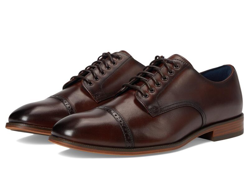 ステイシーアダムス メンズ シューズ オックスフォード キャップ レース Stacy Adams William Cap Toe LaceUp Brown ブラウン
