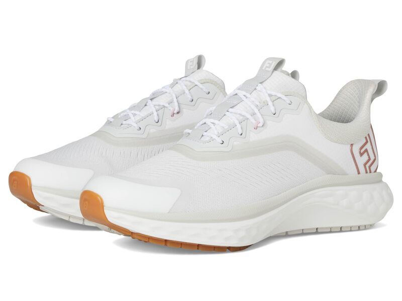 フットジョイ レディース シューズ スニーカー FootJoy FJ Quantum Golf Shoes WhiteRose Gold ホワイト