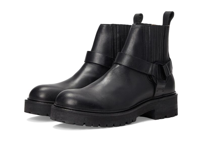 オールセインツ メンズ シューズ ブーツ・レインブーツ AllSaints Hank Biker Boots Black ブラック