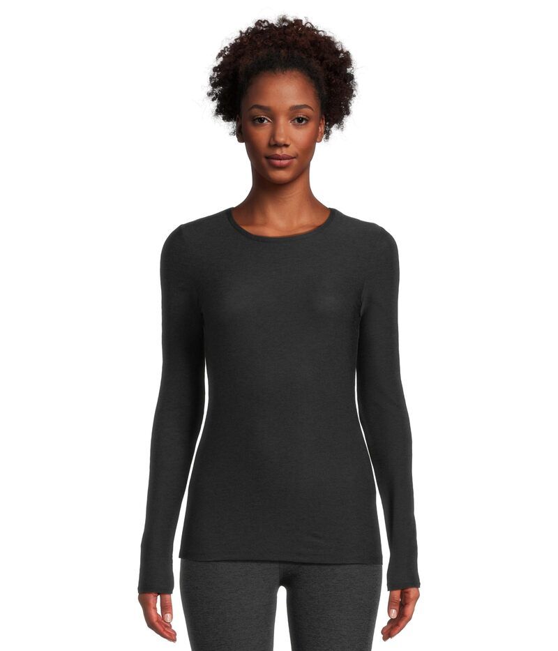ビヨンドヨガ レディース トップス シャツ Beyond Yoga Featherweight Classic Crew Pullover Darkest Night