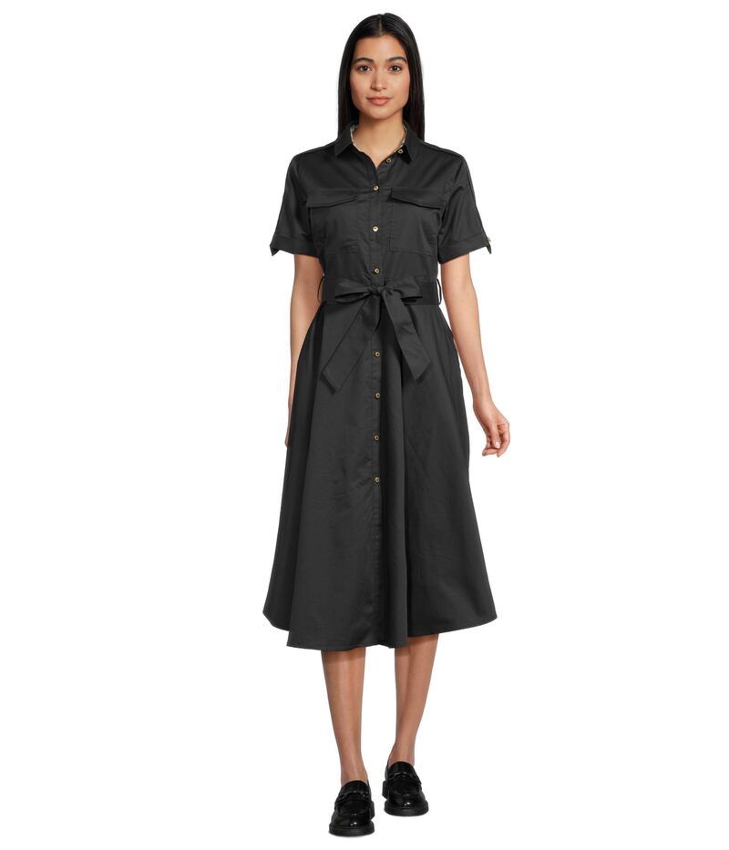 バブアー レディース トップス ワンピース ミディワンピース ミディ Barbour Ivy Midi Dress Navy ネイビー