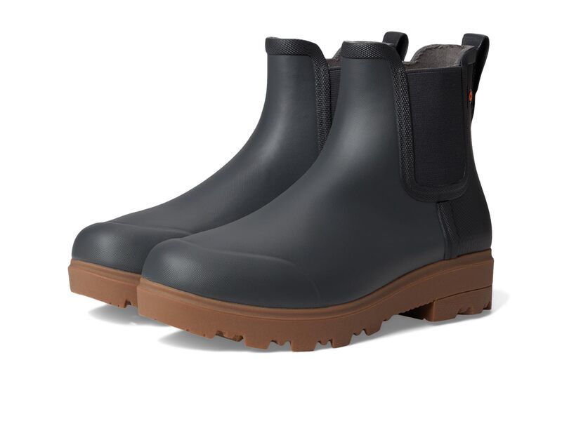 ボグス レディース シューズ ブーツ・レインブーツ チェルシー Bogs Holly Chelsea Dark Gray グレー